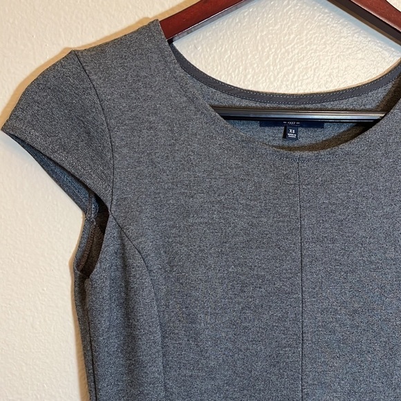 MADEWELL Grey Short Sleeve Dress - Picture 4 of 14